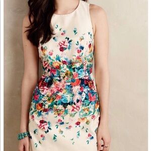 Anthropologie Maeve Tea Garden Sheath dress